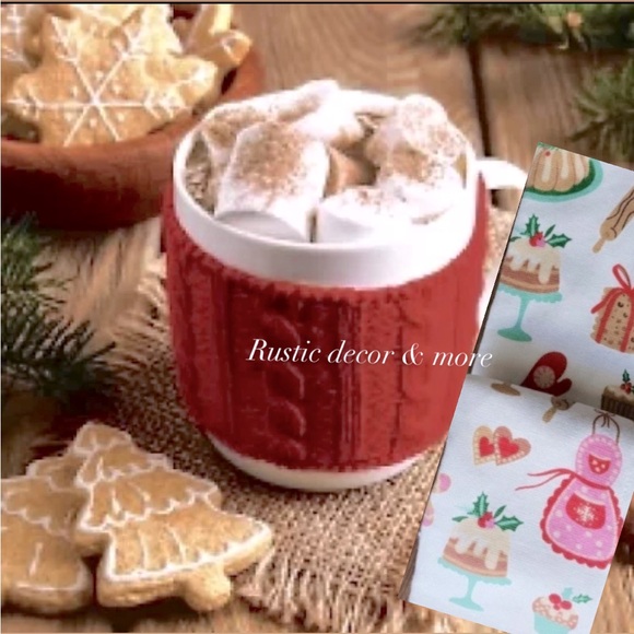 Pastel Gingerbread Kitchen Towels “HTF “ - Picture 2 of 2